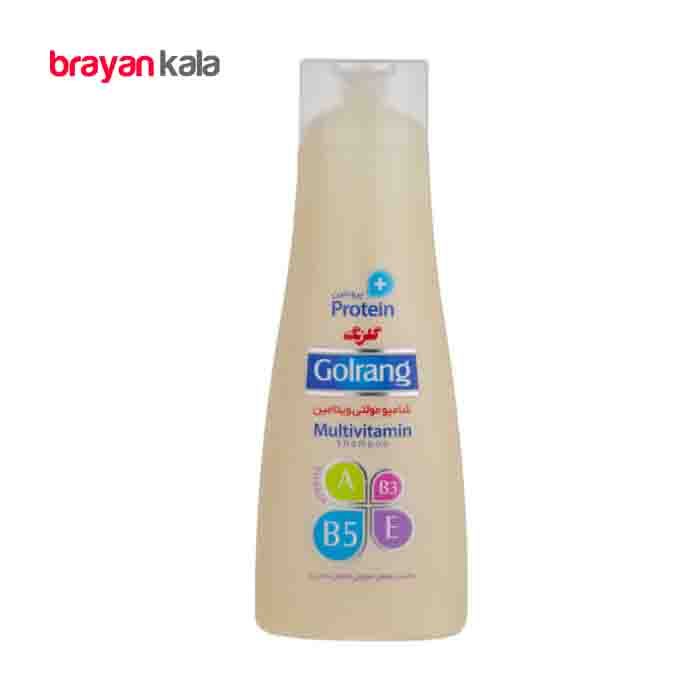 عکس اصلی شامپو مولتی ویتامین مو چرب گلرنگ سری Plus Protein مدل Oily Hair وزن 400 گرم